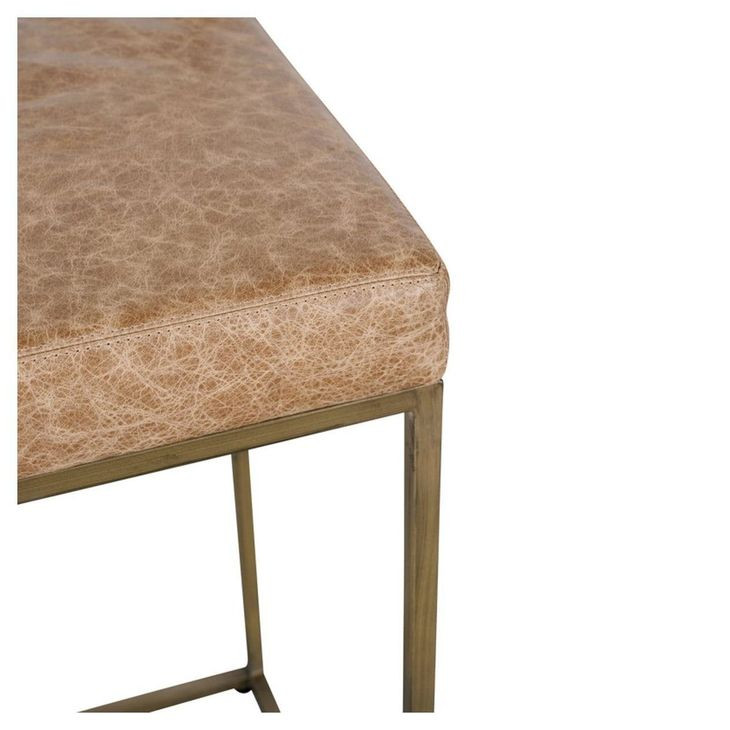 Belfort Sedona Brown Leather Upholstered Counter Height Stool