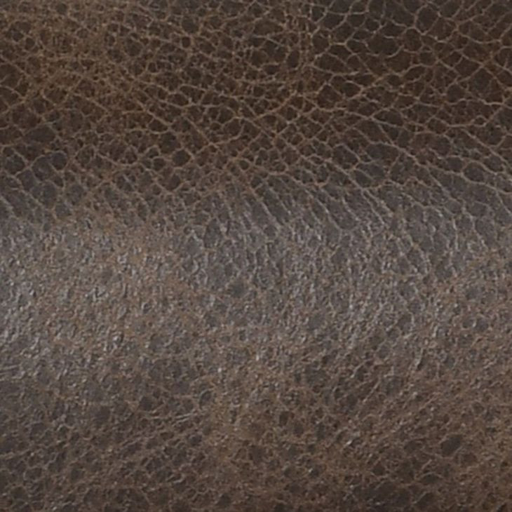 Bose Cocoa Brown Leather Upholstered Counter Height Stool