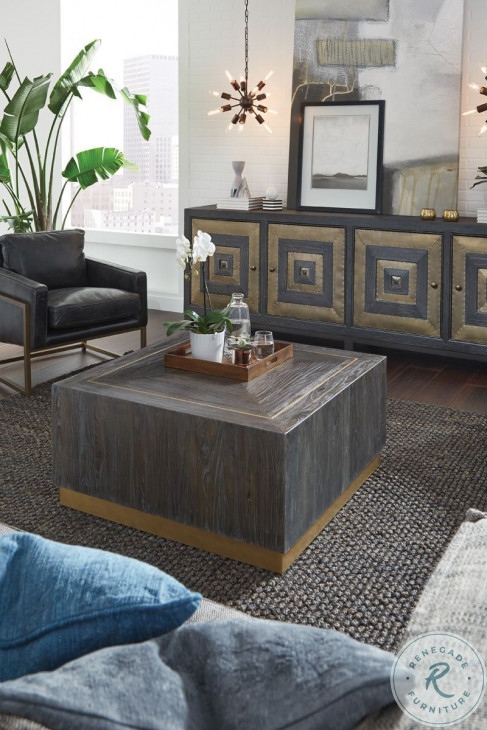 Ken Black And Brown Leather Club Chair