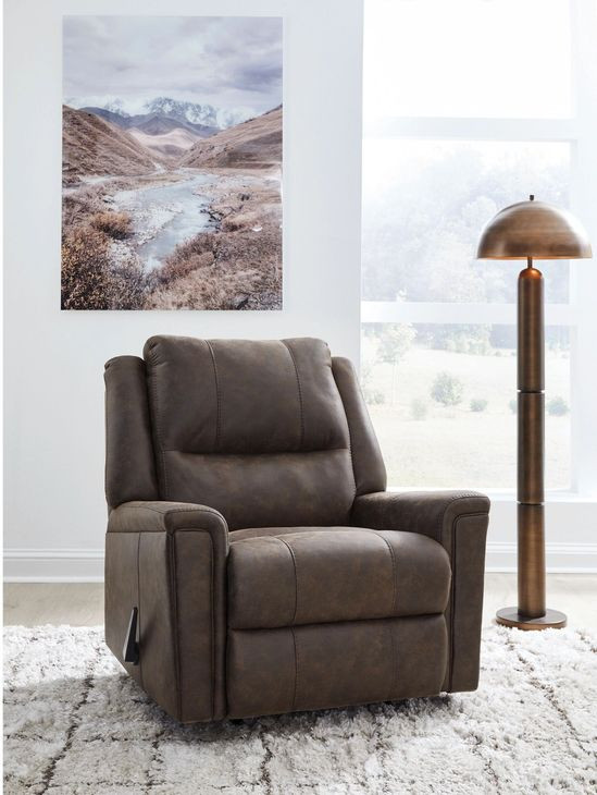 Relax Living Walnut Rocker Recliner