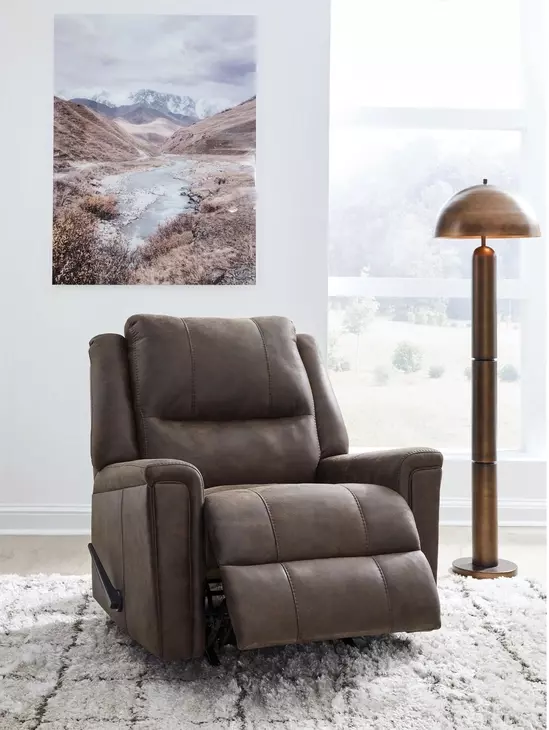 Skymaker Walnut Rocker Recliner