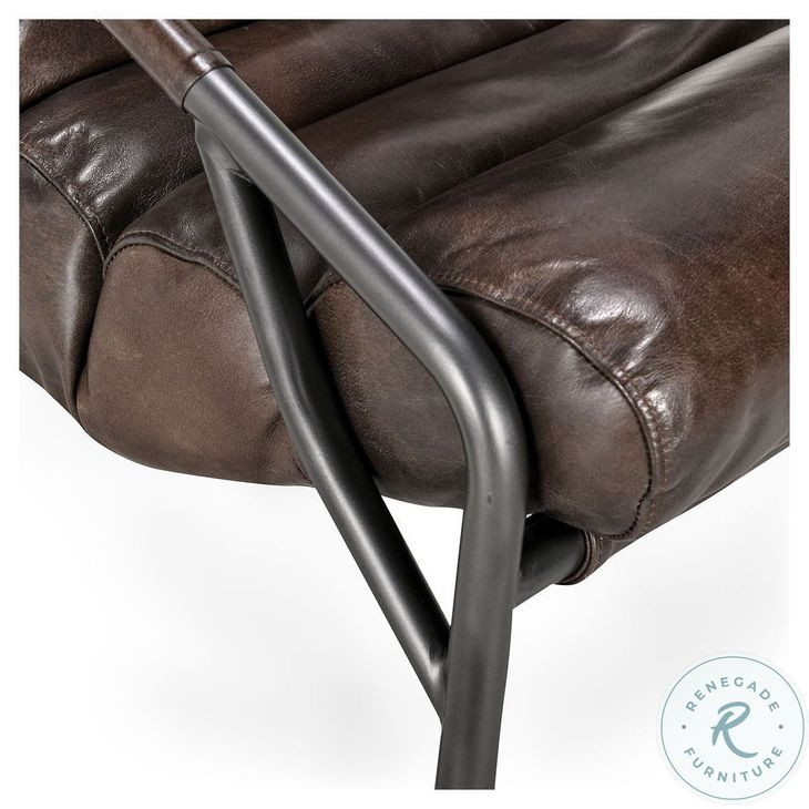 Jackson Brown And Black Accent Chair | HomeGalleryStores.com