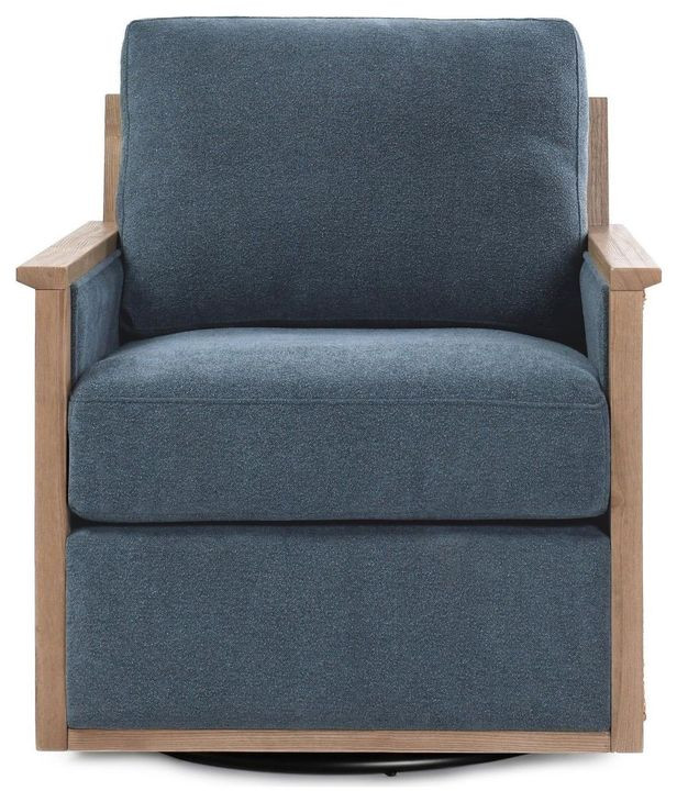 Norman Blue Upholstered Accent Chair