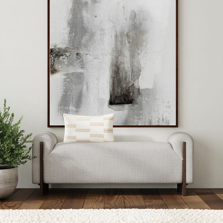 Sierra Sand Upholstered 60" Accent Bench