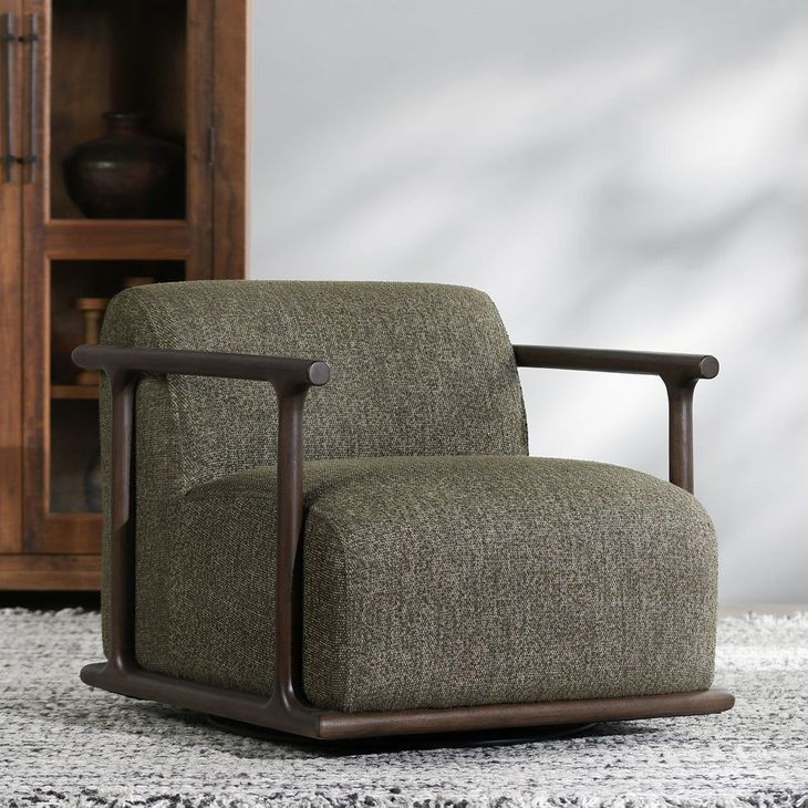Lucia Kale Green Upholstered Accent Chair