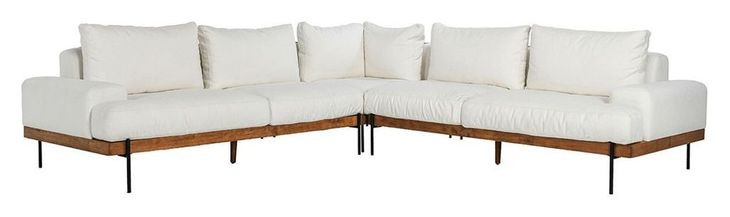 Comporta Faro White 3 Piece Modular Sectional