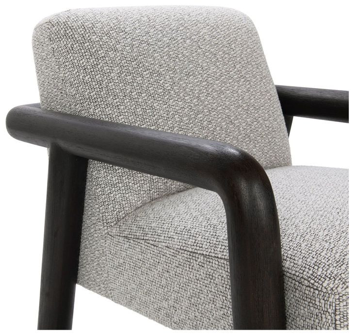 Reyna Black and White Upholstered Accent Chair