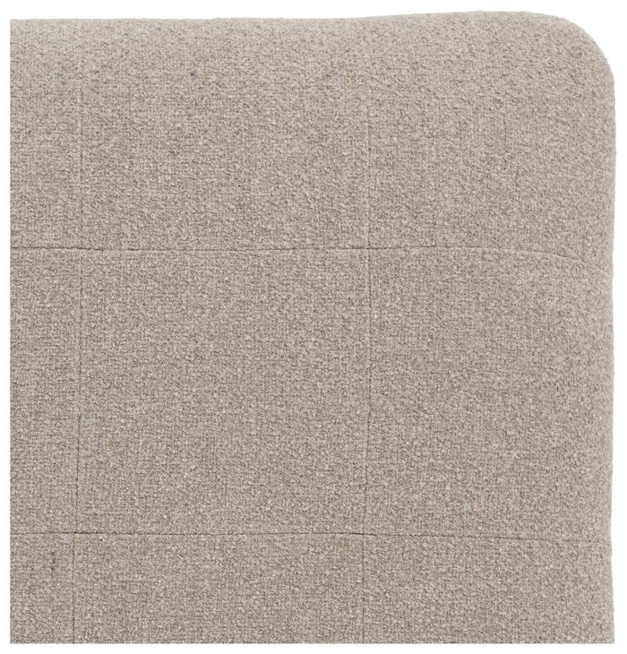 Adalynne Buttermilk Square Ottoman
