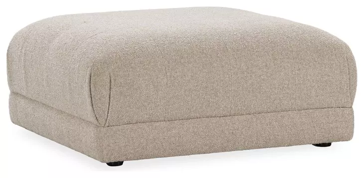 Adalynne Buttermilk Square Ottoman