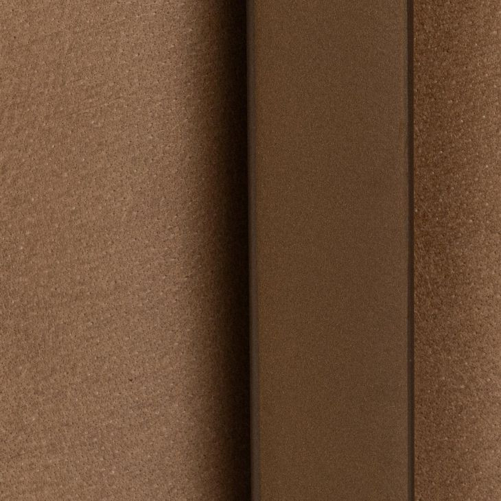 Ken Tan Leather Upholstered Accent Chair