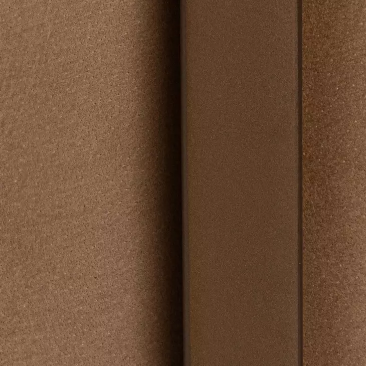 Ken Tan Leather Upholstered Accent Chair