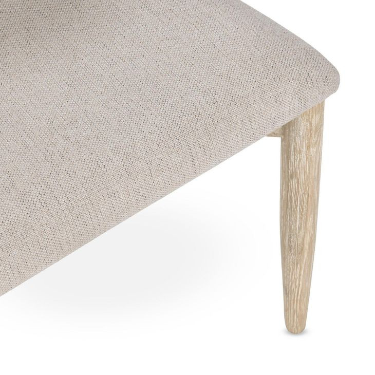 Tiber Cream Washed Upholstered Dining Chair Set of 2