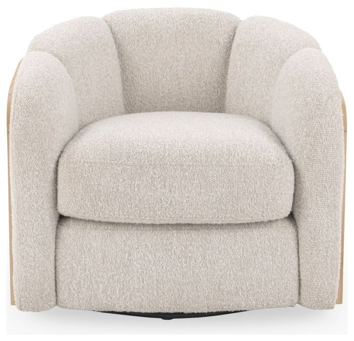Daisy Coastal Sand Upholstered Accent Chair