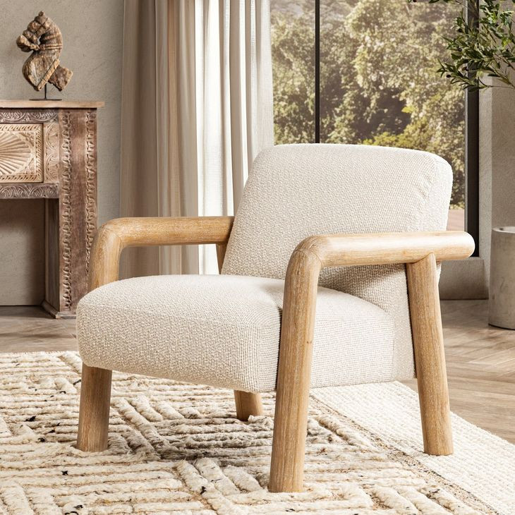 Reyna Sand Upholstered Accent Chair