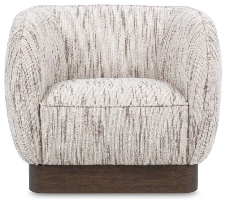 Rinner Cocoa Cream Upholstered Accent Chair