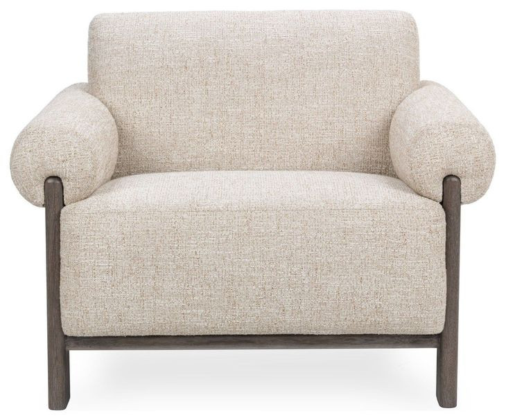 Malia Latte Upholstered Accent Chair