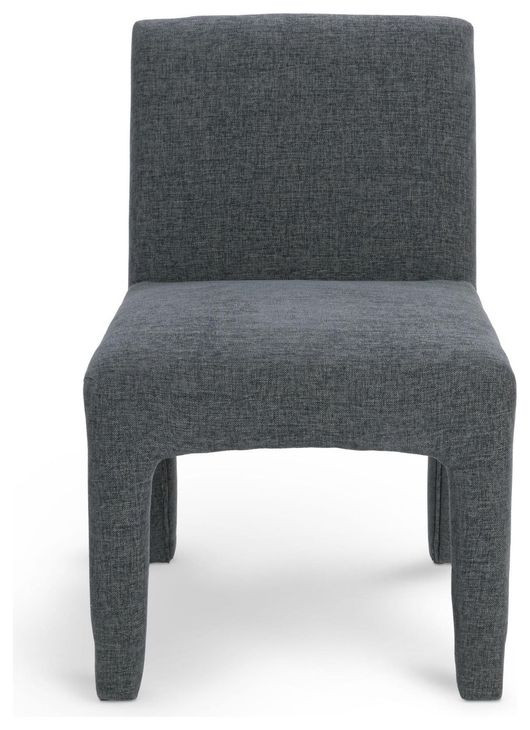 Lilia Branzon Blue Haze Upholstered Dining Chair