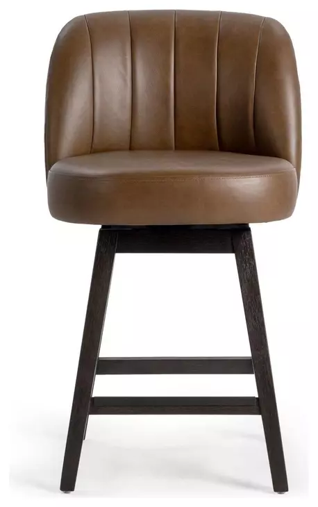 Della Camel Counter Height Stool