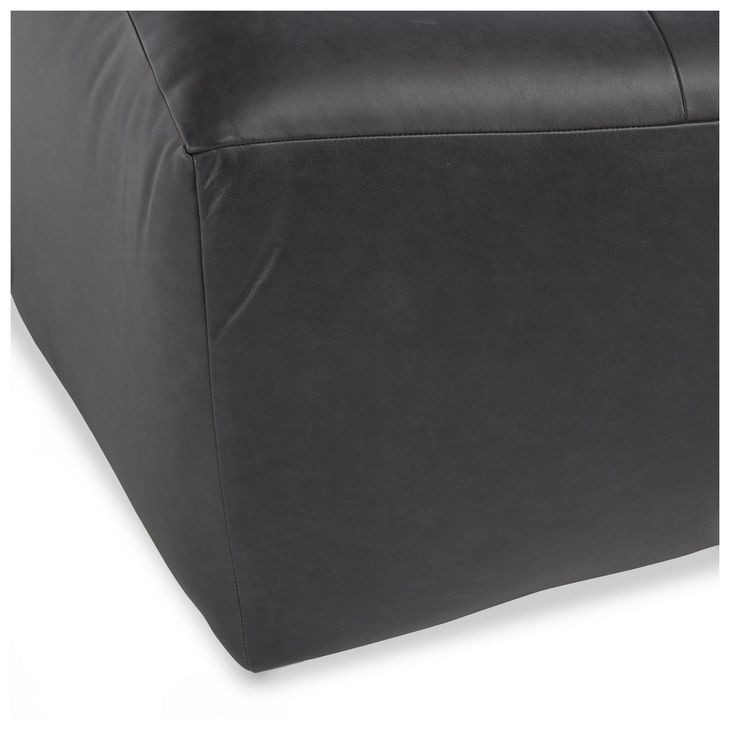 Gabriel Black Leather Upholstered Accent Chair