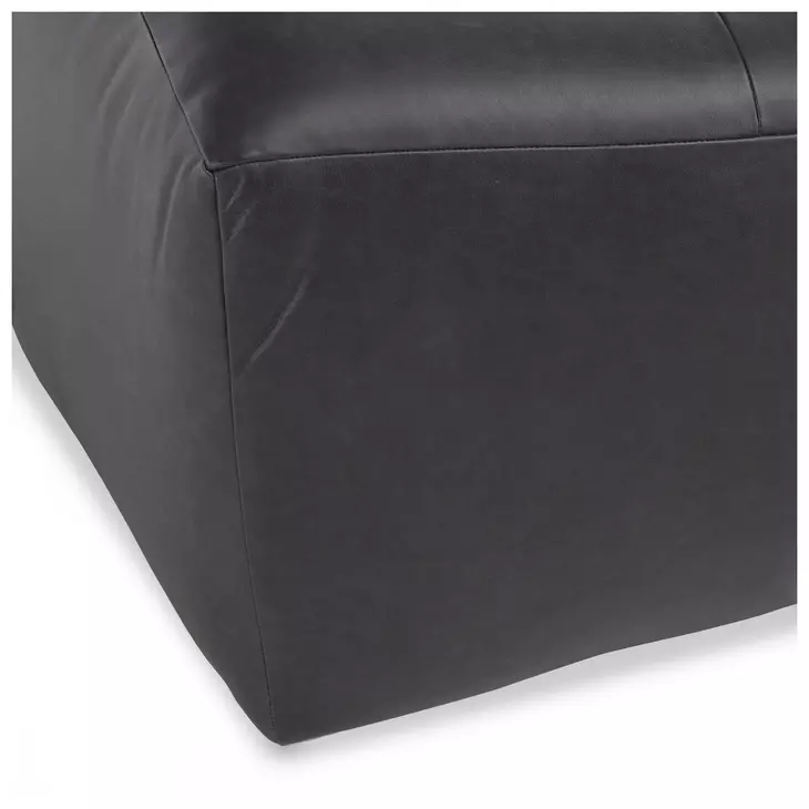 Gabriel Black Leather Upholstered Accent Chair