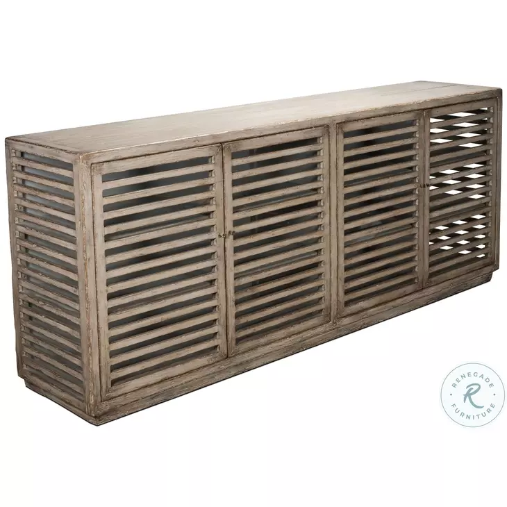 St Nevis Gray Wash Sideboard