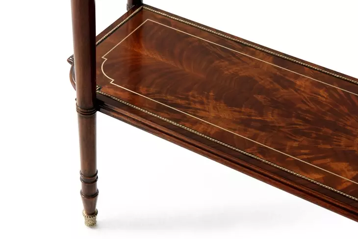 English Cabinet Maker Grosvenor and Gold Rectangular Jermyn Console Table