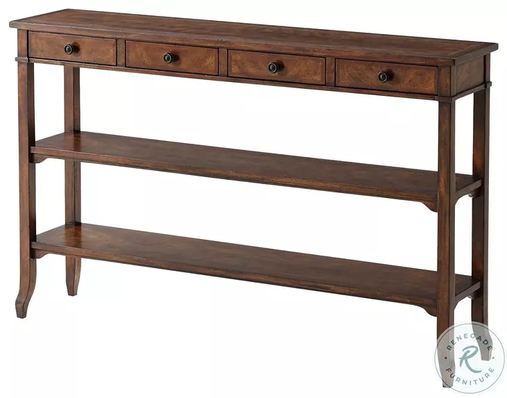 Luberon Light Distressing 54" Rectangular Console Table