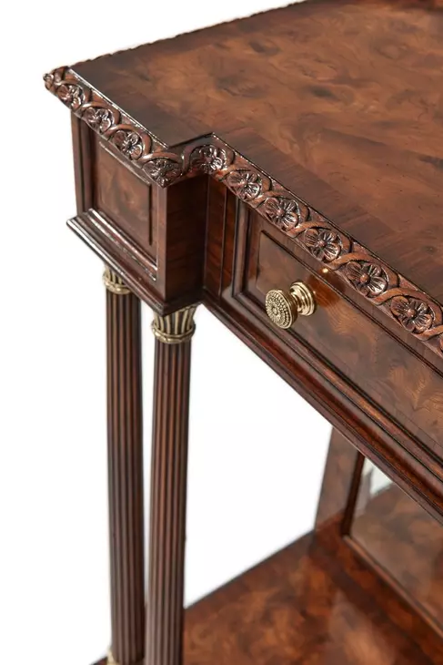 English Cabinet Maker Elm Ramsey Rectangular House of Hanover Console Table