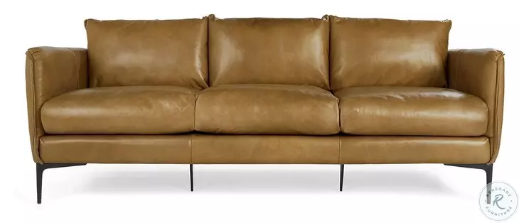 Abigail Orange 84" Sofa