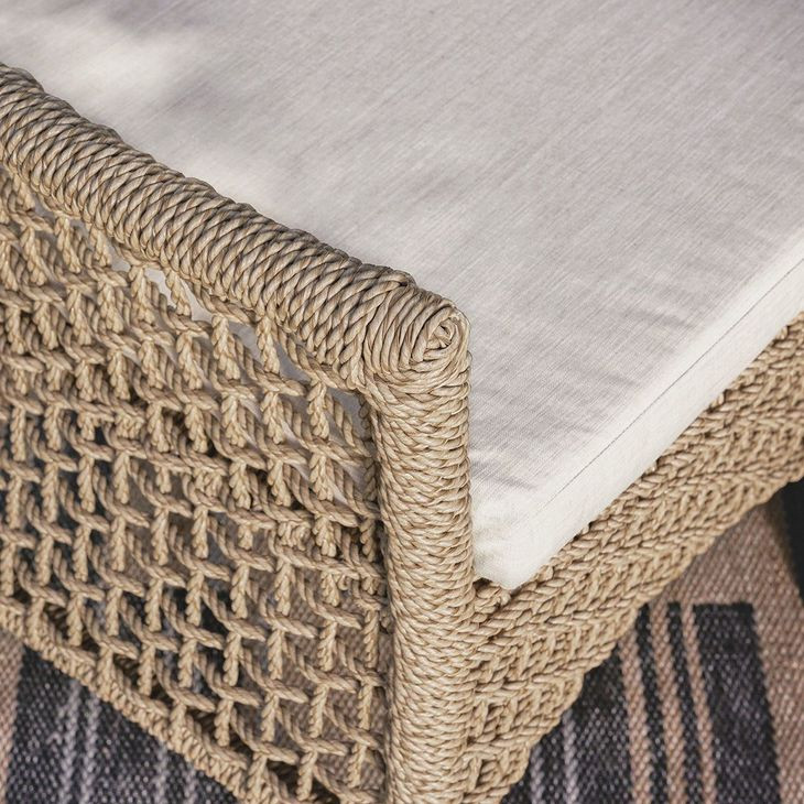 Brisbane White Upholstered Outdoor Dining Chair