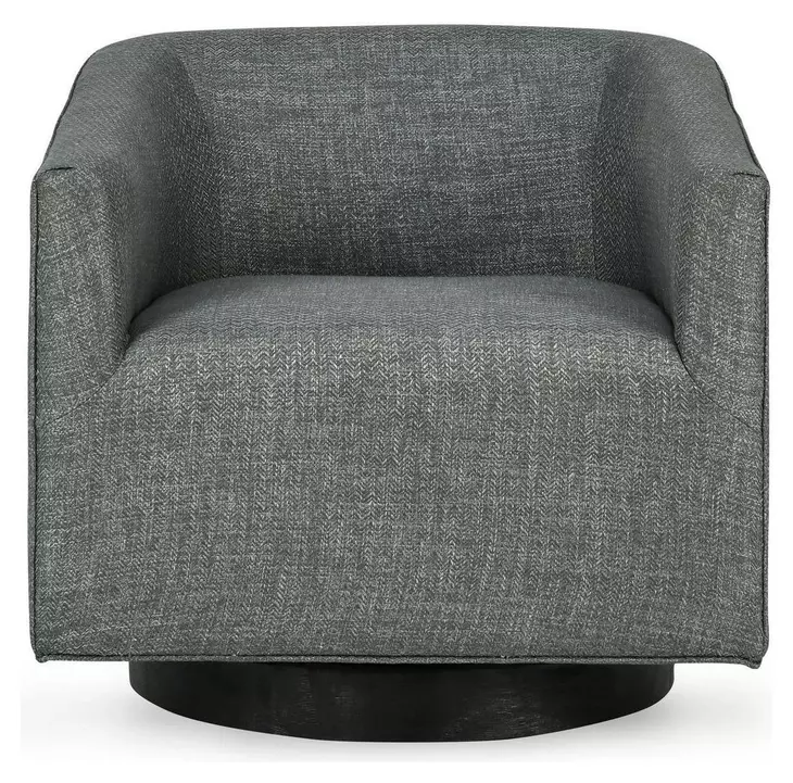 Leonard Dark Gray Upholstered Accent Chair