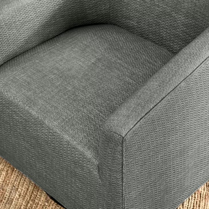 Leonard Dark Gray Upholstered Accent Chair