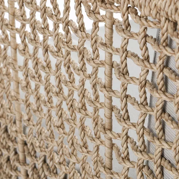 Brisbane Natural Upholstered Outdoor Accent Chair
