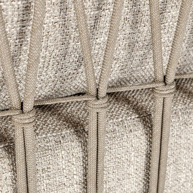 Leo Taupe 87" Outdoor Sofa