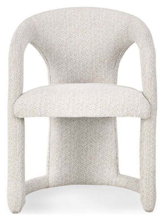 Archie Birch Cream Upholstered Dining Chair