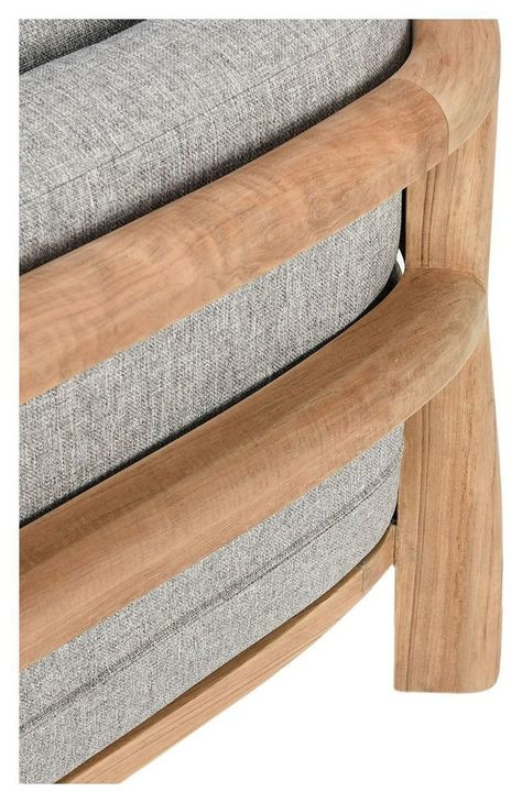 Aston Gray Upholstered Outdoor Accent Chair