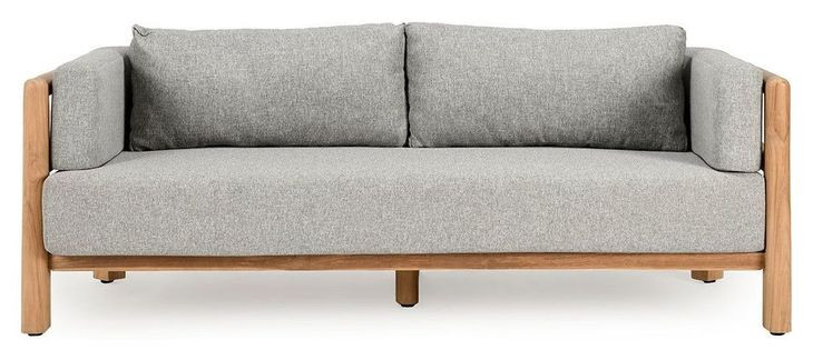 Aston Gray 82" Outdoor Sofa