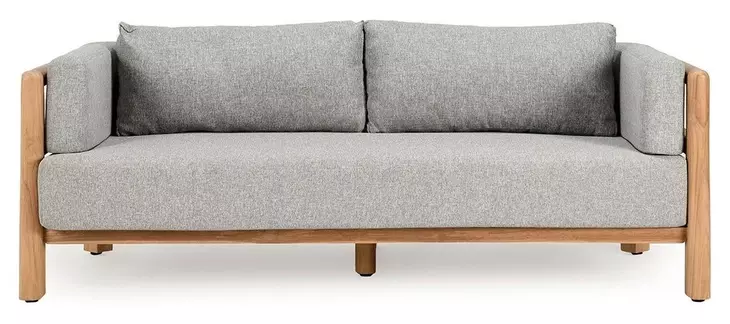 Aston Gray 82" Outdoor Sofa