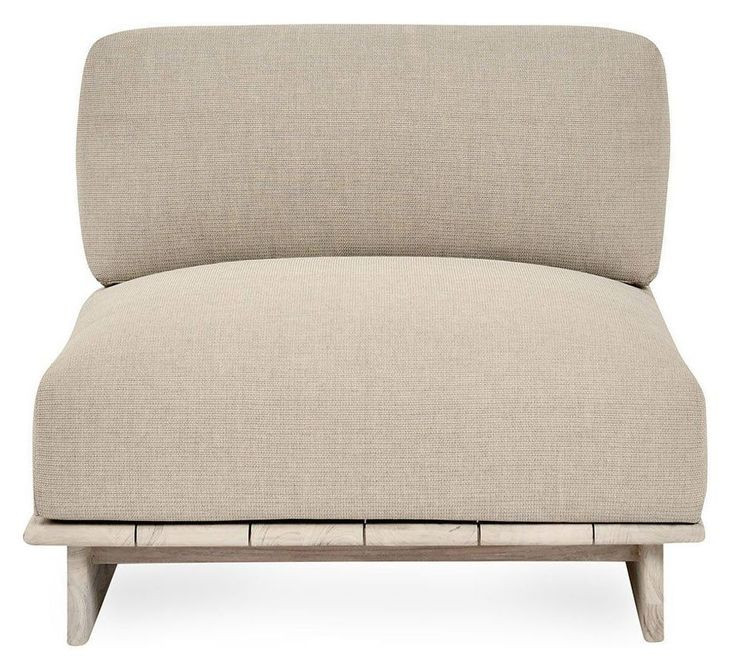Livia Taupe Upholstered Outdoor Accent Chair