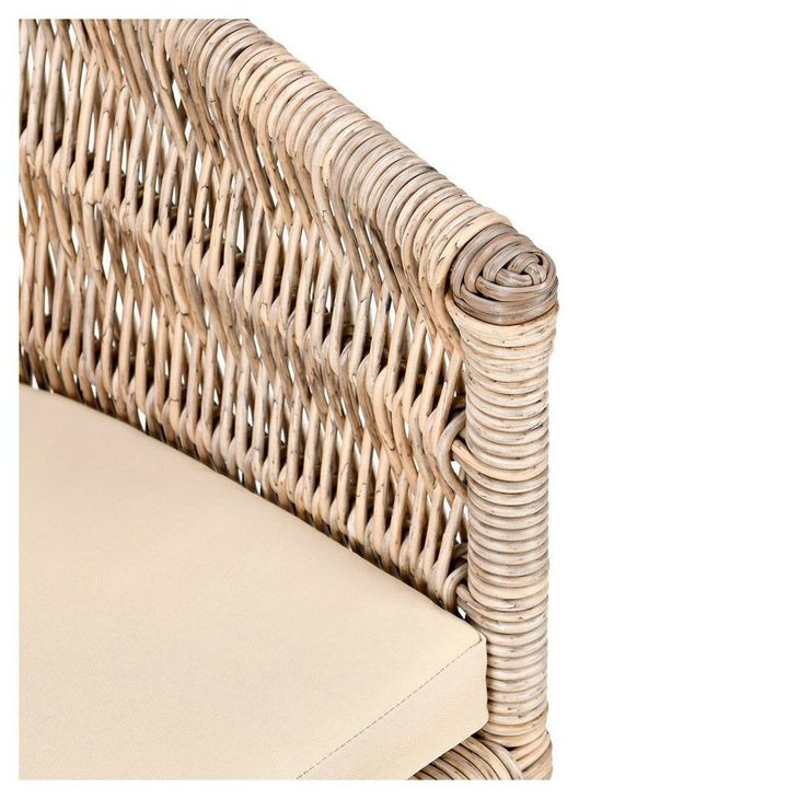 Collins Sand Upholstered Outdoor Dining Chair