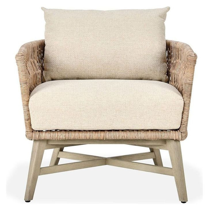 Collins Sand Upholstered Outdoor Accent Chair