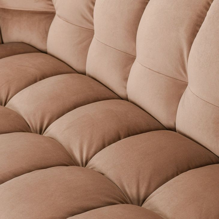 Petra French Beige 90" Sofa