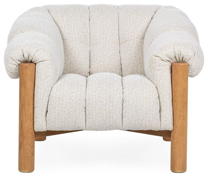 Sansa Cream Upholstered Accent Chair