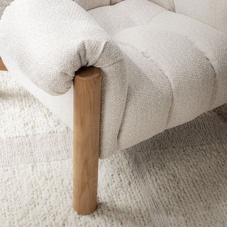 Sansa Cream Upholstered Accent Chair