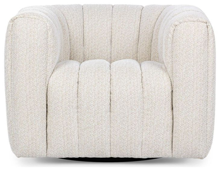 Lexa Cream Upholstered Accent Chair
