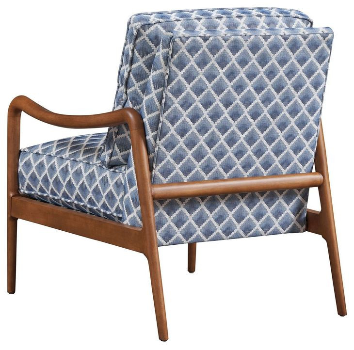 Leblanc Blue Upholstered Chair