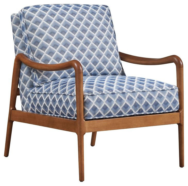Leblanc Blue Upholstered Chair
