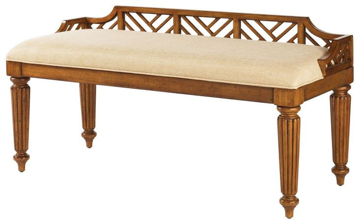 Island Estate Plantain Upholstered 58" Bed Bench
