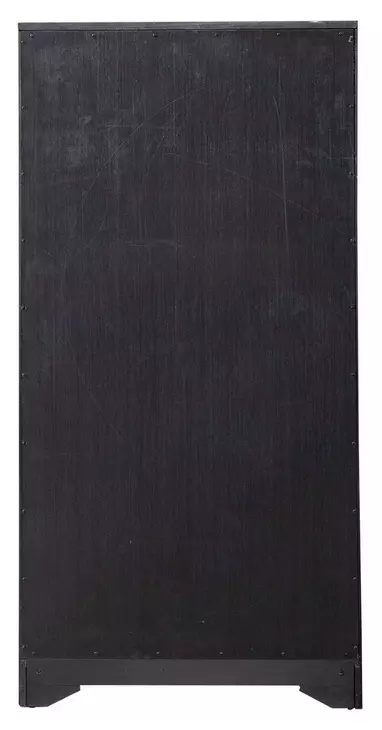 Vintner Hill Aged Charcoal and Caramel 60" Bookcase