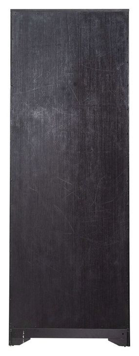 Meritage Aged Charcoal and Caramel 84" Bookcase